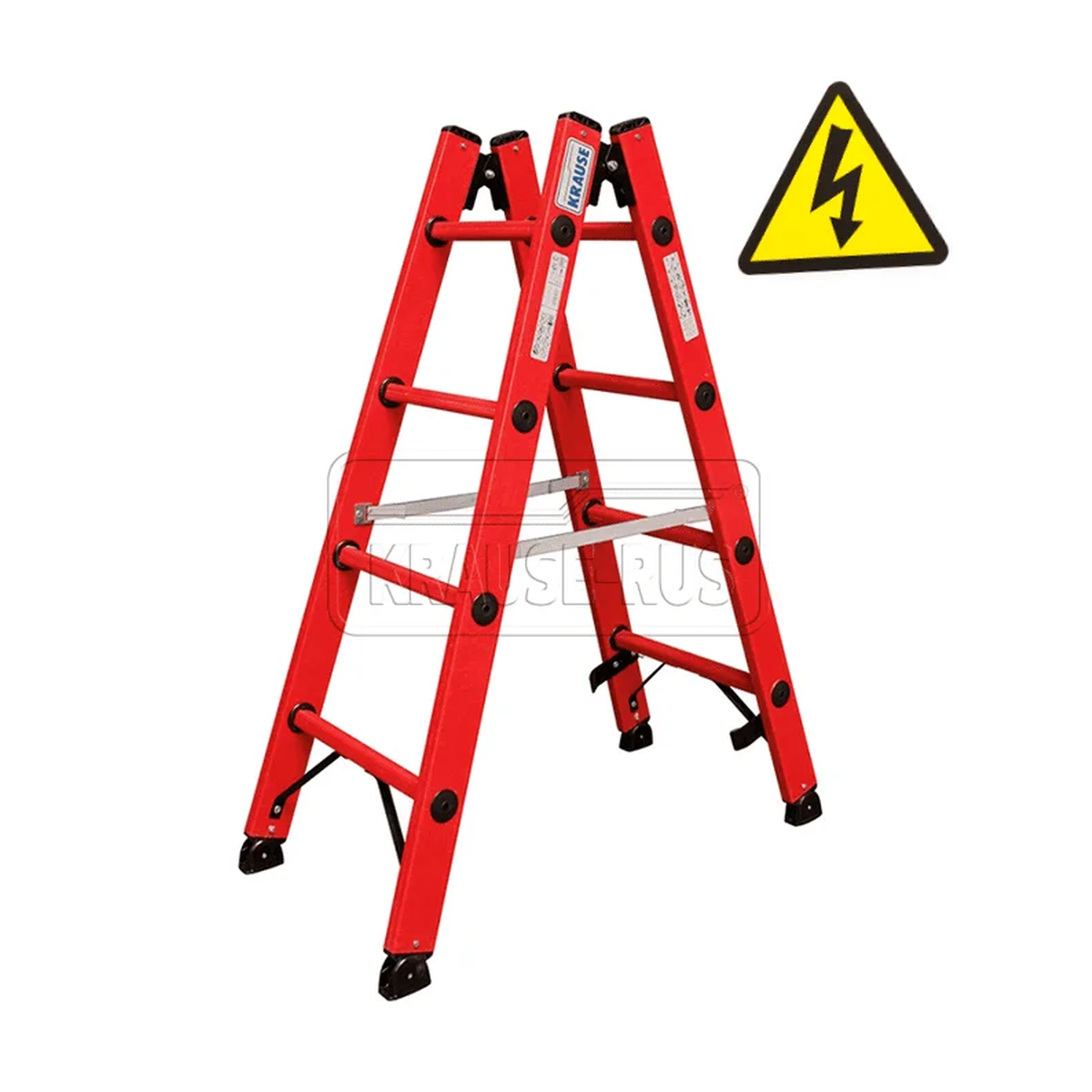 Диэлектрическая двухсторонняя стремянка 2х8 ступеней